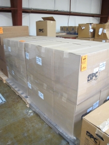 LOT TO INCLUDE: (576) PANS, 10-1/4" X 10-1/4" X 3" SIZE, ABSORBENT KIND, POLYETHYLENE MATERIAL. CONTAINS ABSORBENT PADS FOR CONTAINING SPILL/LEAKS. 24PADS PER BOX, (58)PADS, 17-1/2" X 21" X 2" SIZE, ABSORBENT KIND. REPLACEMENT FOR PIG PANS, ABSORBS APPROXIMATELY 2 GALS EACH. 16 PER BOX. LOADING & HANDLING FEE $30-4111